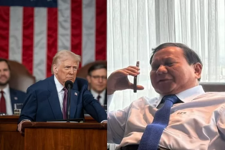 Presiden Amerika Serikat Donald Trump (kiri) dan Presiden Indonesia Prabowo Subianto (kanan).  ((Instagram/prabowo))