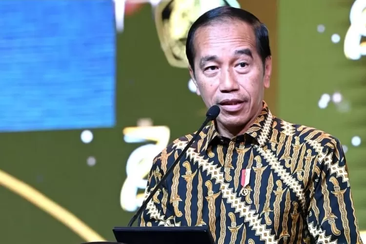 Jokowi saat hadir dalam acara HUT Pertambangan yang digelar di Jakarta, 10 Oktober 2024.  ((Instagram/jokowi))