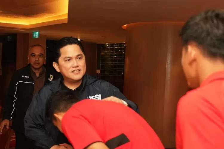 Erick Thorir ungkap tiga pesan penting untuk timnas U-23 Indonesia setelah memastikan tiket final Piala AFF U-23 2025. ((Instagram/erickthohir))