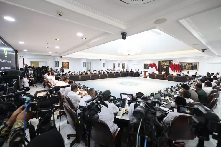 Presiden Prabowo Memimpin Sidang Kabinet Paripurna (6/8/2025) (BPMI Setpres/Cahyo)