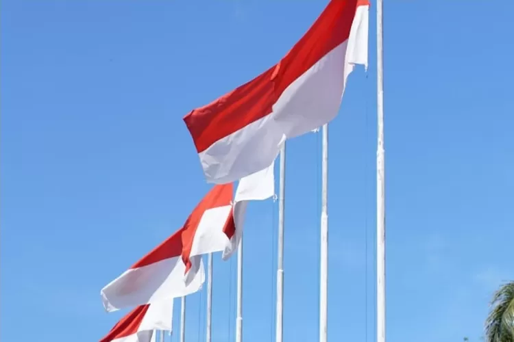 Foto ilustrasi bendera Merah Putih yang tengah berkibar. ( (Unsplash/wahyuady))