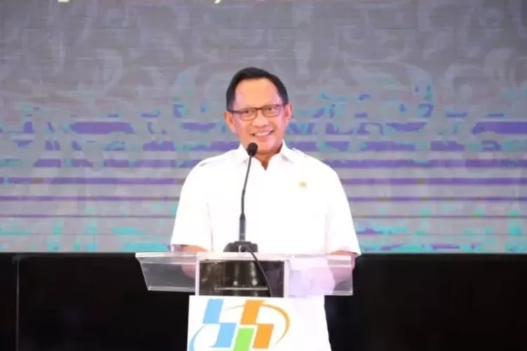Menteri Dalam Negeri Tito Karnavian saat menghadiri Anugerah Hari Statistik Nasional 2024.  ((Instagram/titokarnavian))