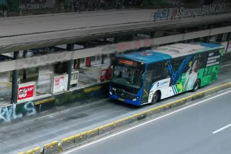 TransJakarta sudah mulai beroperasi dengan normal usai kericuhan di beberapa halte.  ((Instagram/pt_transjakarta))