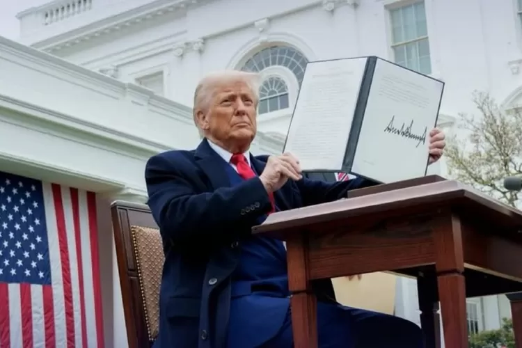 Presiden AS, Donald Trump disebut membuat rencana bangun kota modern di Gaza, Palestina.  ((Instagram.com/@realdonaldtrump))