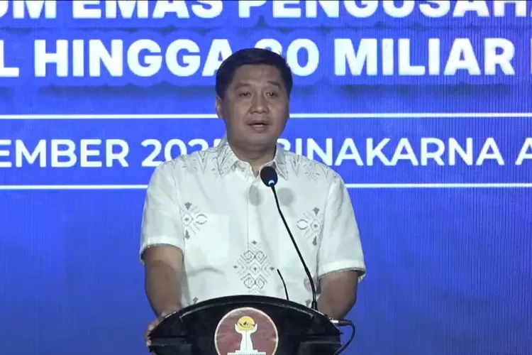 Menteri Perumahan dan Kawasan Permukiman (PKP) Maruarar Sirait minta HIPMI selektif memilih anggota yang ikut KUR Perumahan.  ((Tangkapan layar YouTube HIPMI TV))