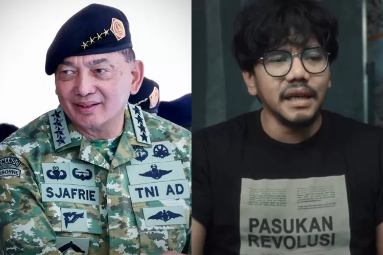 Menhan RI, Sjafrie Sjamsoeddin (kiri) angkat bicara terkait Dansat Siber TNI yang melaporkan influencer Ferry Irwandi (kanan) ke Polda Metro Jaya. ( (Instagram.com / @sjafrie.sjamsoeddin - @irwandiferry))