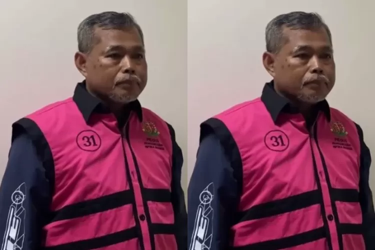 Terdakwa Djuyamto mengaku terima suap dalam skandal vonis lepas perkara CPO.  ((X.com/@GunRomli))