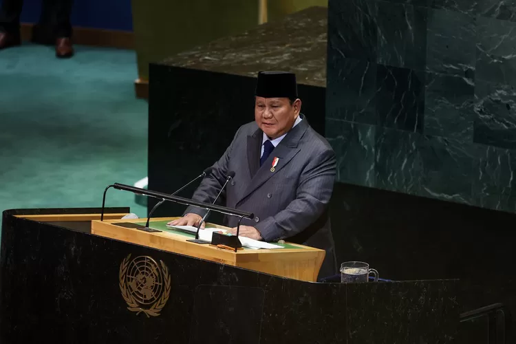 Momen Presiden RI Prabowo Subianto berpidato di sidang umum PBB ke-80 ( (Instagram/prabowo))