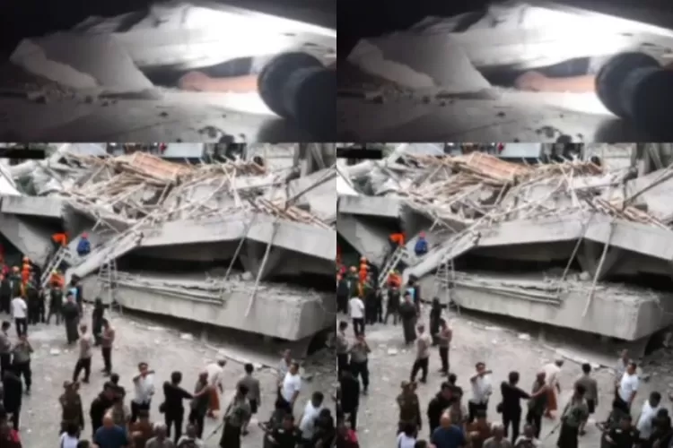 Menyoroti insiden ambruknya bangunan Ponpes Al Khoziny di Sidoarjo, Jawa Timur, pada Senin, 29 September 2025.  ((X.com/@OknumKonoha))