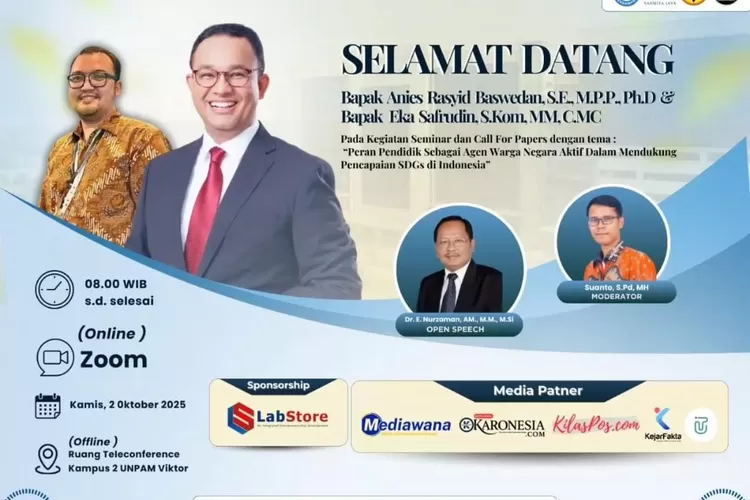 UNPAM Gelar Seminar Nasional dengan tema Pendidik Agen SDGs, (Ulfah)