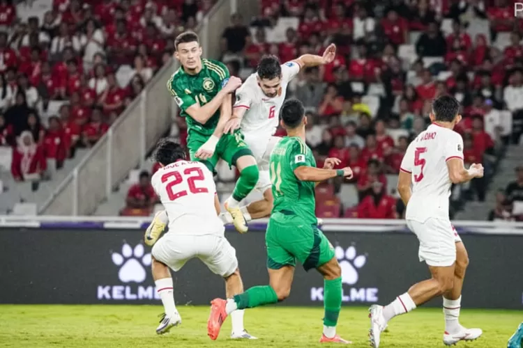 Laga timnas Indonesia vs Arab Saudi bisa menjadi salah satu kunci menuju putaran final Piala Dunia 2026.  ( (Dok PSSI))