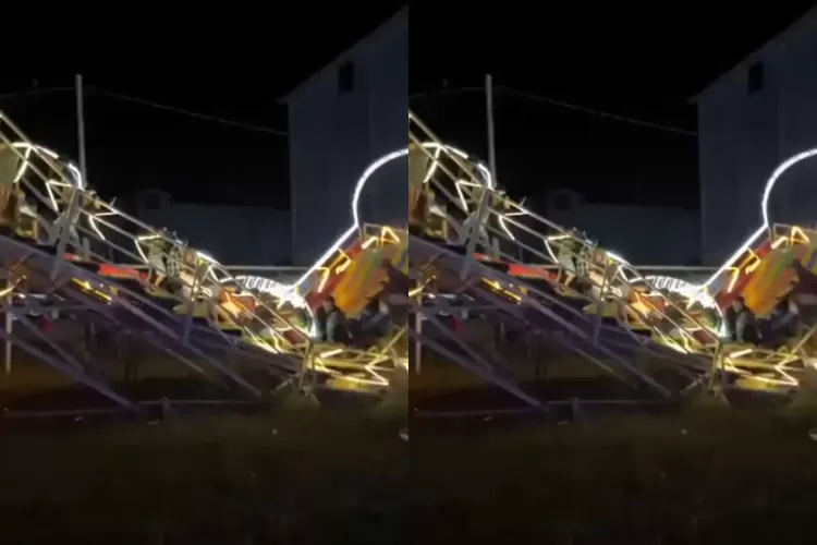 Menyoroti kasus robohnya wahana permainan Rainbow Slide di Ketapang, Kalimantan Barat yang bikin heboh warganet di media sosial.  ((X.com/B3doel))