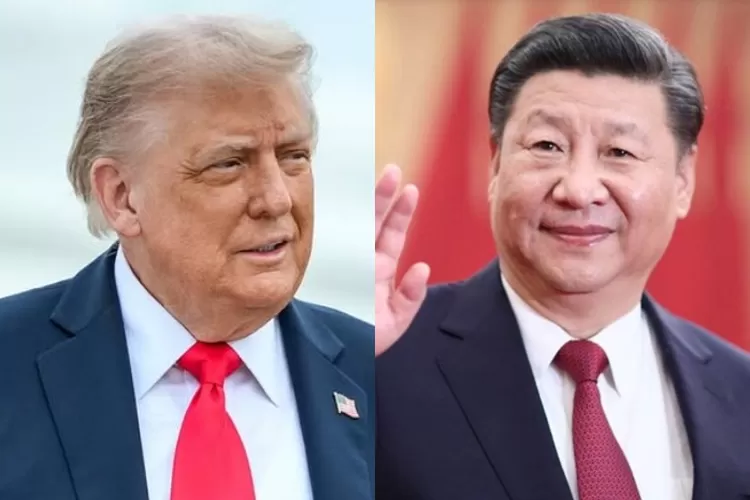 Menyoroti fakta terkini terkait perang dagang Amerika Serikat (AS) dan China. ( (Instagram.com / @realdonaldtrump - @xi_jinping_))