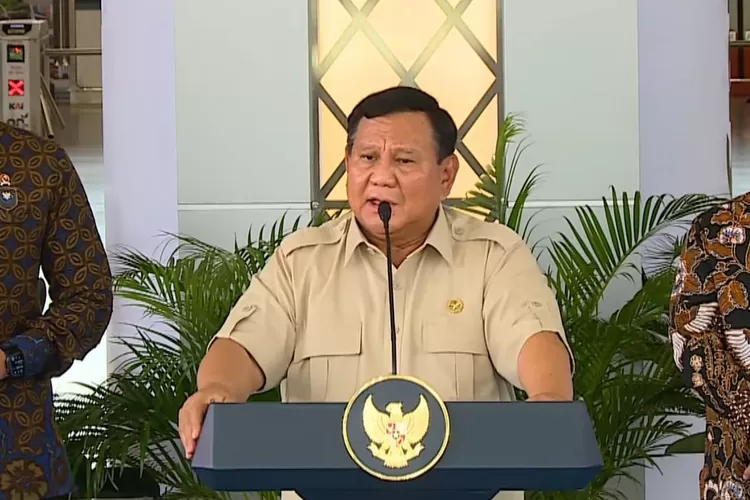 Presiden Prabowo tegaskan ambil tanggung jawab soal Whoosh. ( (Tangkapan layar YouTube Sekretariat Presiden))