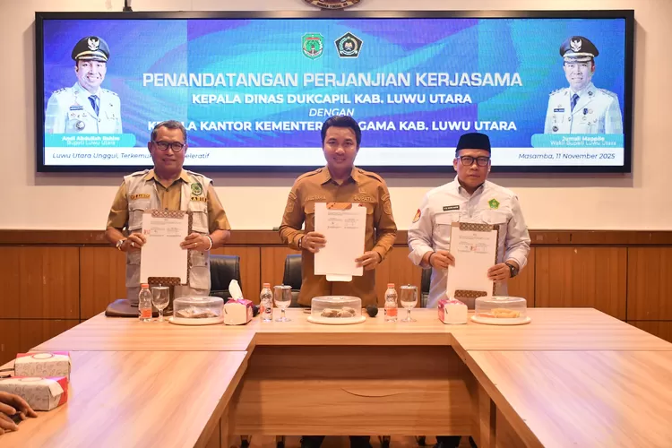 Percepat Layanan Kependudukan bagi Pengantin, Disdukcapil dan Kemenag Sepakat Teken Perjanjian Kerja Sama  (Istimewa)