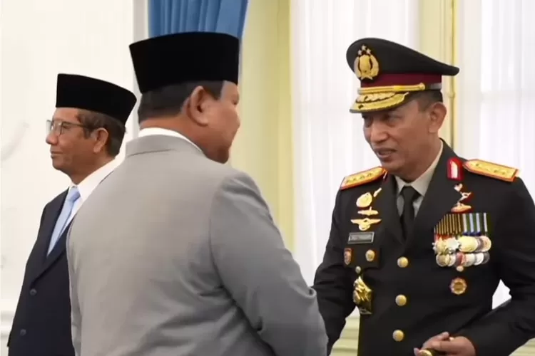 Kapolri Jenderal Listyo Sigit dan petinggi Polri tergabung dalam Tim Komisi Percepatan Reformasi Polri Bentukan Presiden Prabowo.  ((Tangkapan layar YouTube Sekretariat Presiden))
