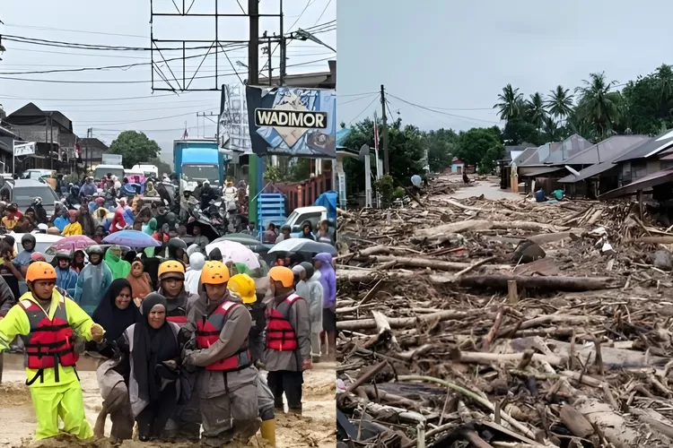 Menyoroti pernyataan BNPB terkait kondisi terkini korban bencana banjir dan longsor di wilayah Aceh, Sumatera Utara, hingga Sumatera Barat.  ((X.com / KPU Buleleng))