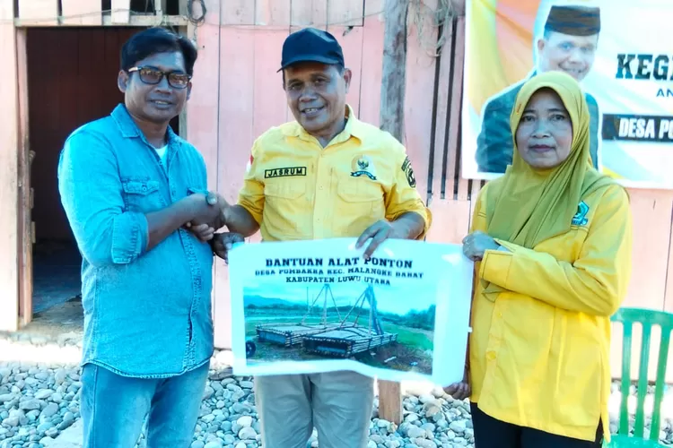 Akhiri Kegiatan Pengawasan APBD di Luwu Utara, Jasrum Serahkan Sejumlah Bantuan kepada Warga (istimewa)