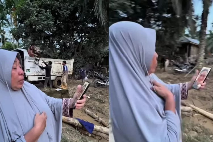 Momen ibu di Aceh berhasil melakukan video call dengan anaknya yang berada di Yaman.  (dengan anaknya yang berada di Yaman. (Instagram/marbot.aplikasi))