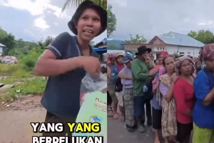 Cerita warga Bonan Dolok saat mengambil bantuan ketika desanya masih terisolir.   ((TikTok/zaits_bf))