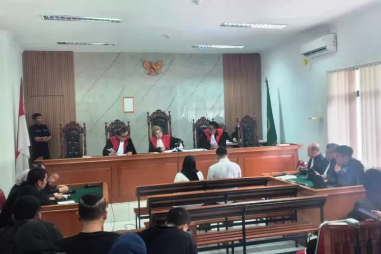 Sidang kasus korupsi Kebun Binatang (Bandung Zoo) di Pengadilan Tipikor Bandung.