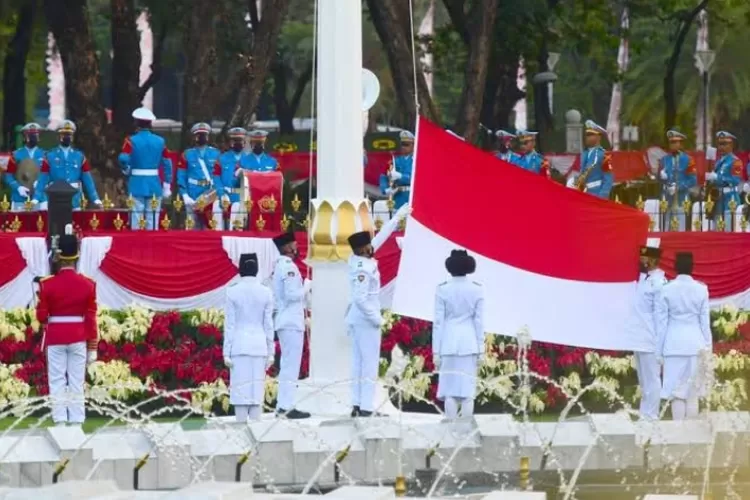 Upacara bendera di Istana Merdeka Jakarta (Dok.Setneg RI)