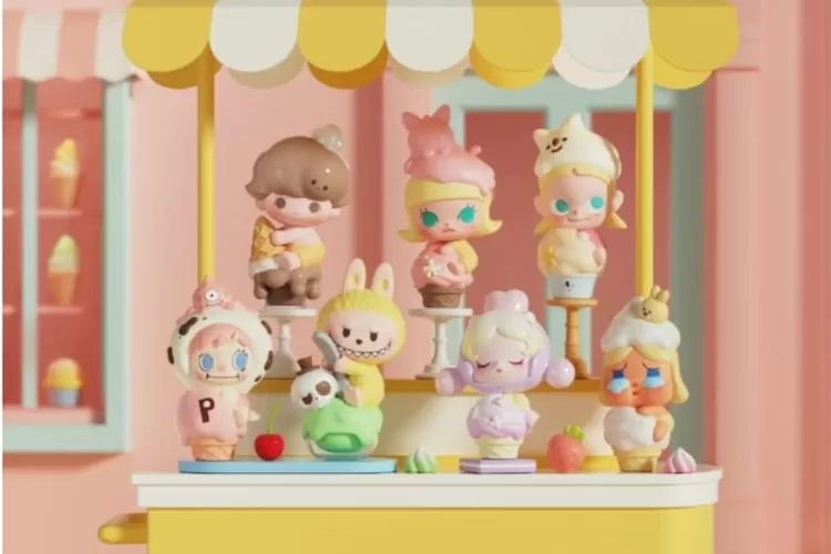 Foto ilustrasi hadiah dalam blind box  (Instagram/popmart)