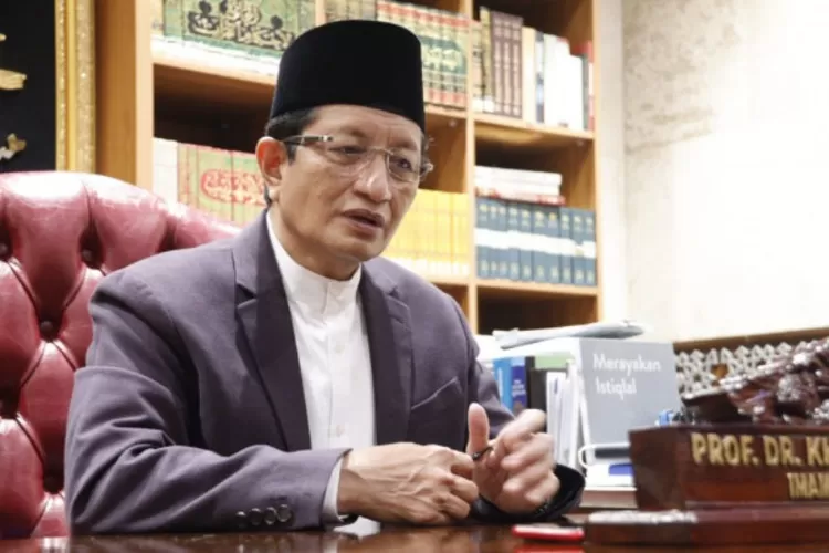 Imam Besar Masjid IstiqlaIni sekaligus Rektor Universitas Perguruan Tinggi Ilmu Quran Jakarta Prof Dr KH Nasaruddin Umar 