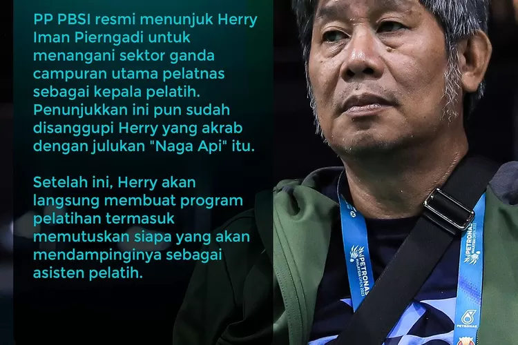 Herry IP Resmi Jadi Pelatih Ganda Campuran Hingga Djoko Mardijanto Tersingkir (Instagram @ina.badminton)