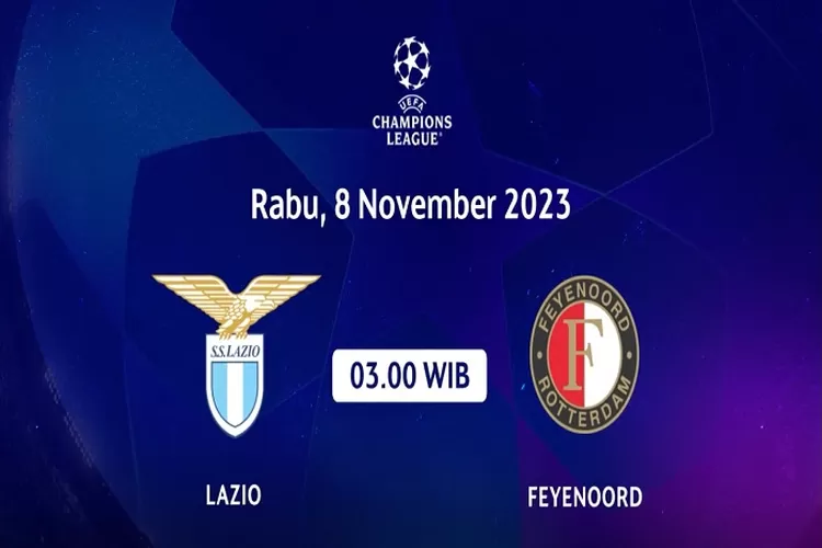 Prediksi Skor Lazio vs Feyennord Liga Champions 2024 H2H Lazio 2 Kali Kalah (Tangkapan Layar Vidio.com)