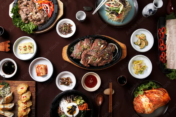 Ilustrasi Restoran Korea (adobe stock oleh YeoJung)