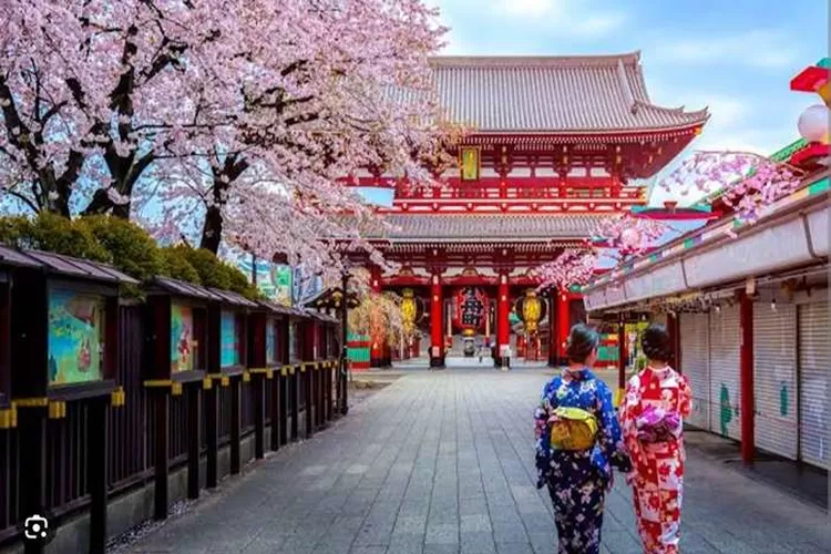 Wisata Jepang Selalu Ramai Dikunjungi Wisatawan  (Isti)