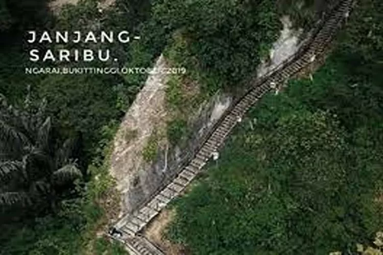 Janjang Saribu, Wisata Sejarah Di Bukittinggi Yang Mirip Tembok Besar Cina (Isti)