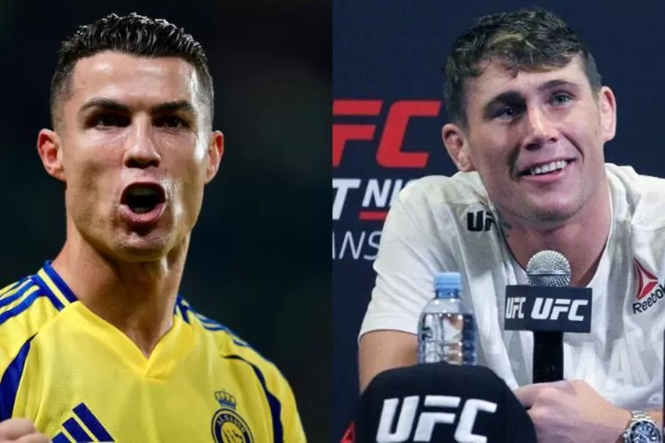 Potret Pemain Sepak Bola Cristiano Ronaldo dan Mantan Petarung UFC Darren Till. (Instagram.com / @cristiano - @darrentillmma)