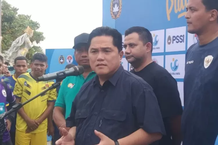 Ketum PSSI Erick Thohir Minta Pemain Timnas Indonesia Lebih Tenang Lawan Vietnam