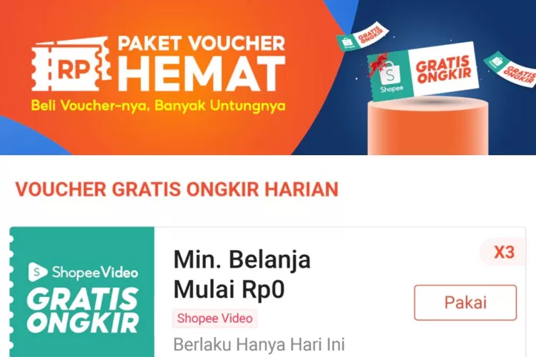 Kode Voucher Shopee Hari Ini: Diskon, Cashback, Dan Gratis Ongkir Untuk ...