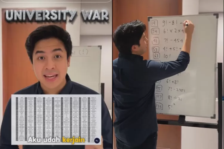 Cara Cepat Kerjakan Soal Matematika University War Ala Jerome Polin