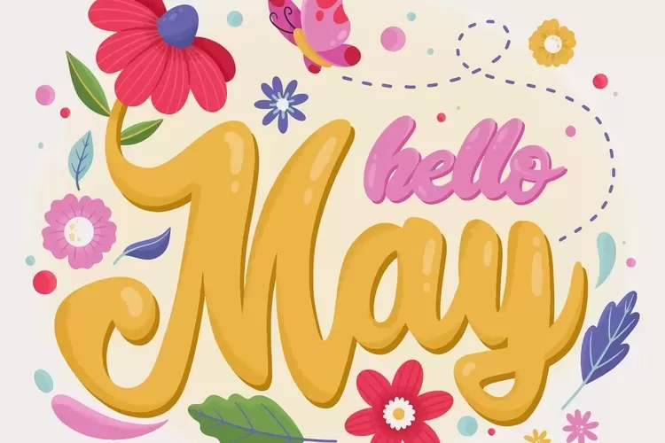 Ilustrasi, ide ucapan selamat datang Mei 2024 (Freepik.com/pikisuperstar)
