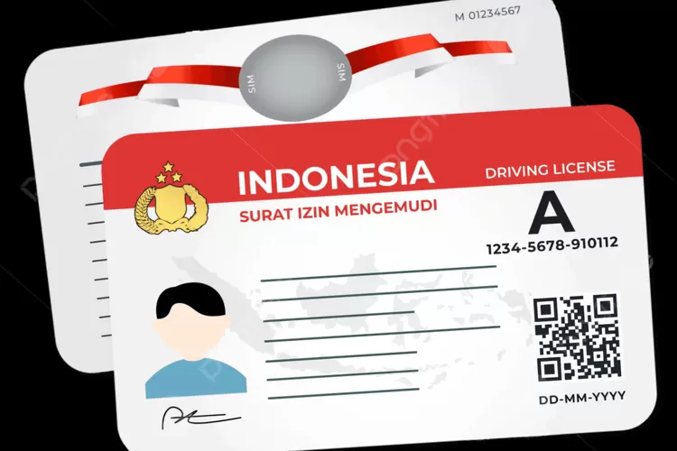 Ilustrasi SIM Indonesia. (pngtree.com)