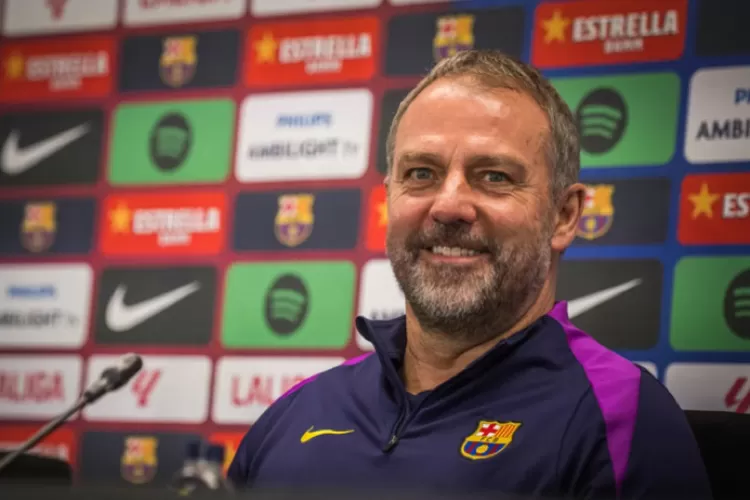 Pelatih Barcelona, Hansi Flick.&nbsp; (Dok. fcbarcelona.com )
