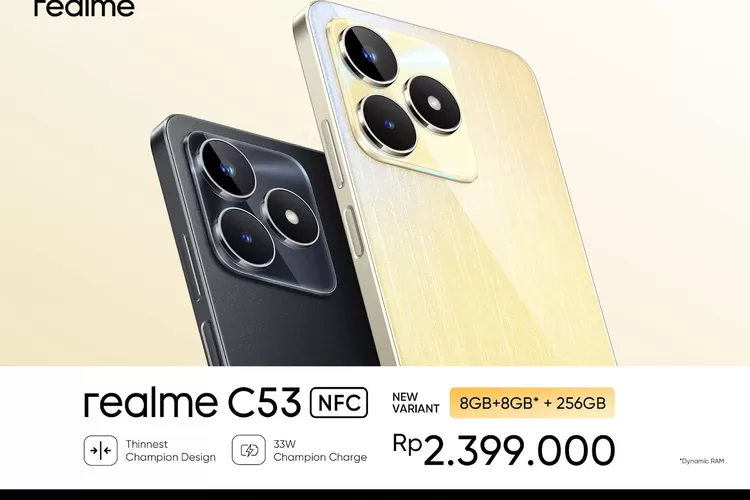 realme C53, Smartphone Terbaru dengan Varian Memori Terbesar Kini Tersedia di Indonesia