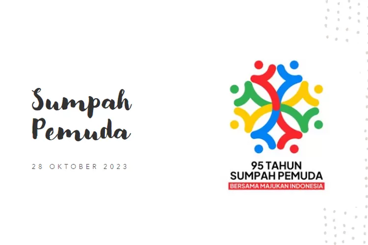Logo, Tema, dan Makna Hari Sumpah Pemuda (Foto: Diolah dari kemenpora.go.id)