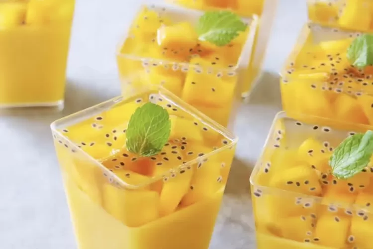 Intip Kreasi Resep Dessert Pudding Mangga Yang Cocok Temani Buka Puasa Bunda Dan Keluarga