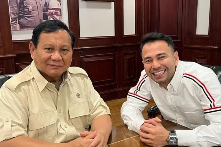 Prabowo dan Raffi Ahmad bertemu saat masa kampanye. (Foto: Instagram / @raffinagita1717)