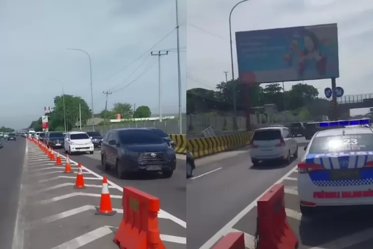 Mengetahui jadwal lalu lintas contraflow, one way, dan ganjil genap di Tol Jakarta-Cikampek dan Tol Semarang-Batang untuk mudik Lebaran 2025 (Foto: Hasil tangkap layar video Instagram/@pjrtoljapek)