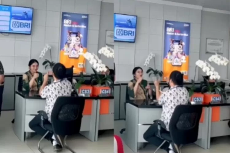  Momen Karyawan Bank BRI Full Senyum Saat Interaksi dengan Nasabah Penyandang Disabilitas