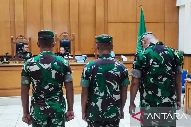 Majelis Hakim Pengadilan Militer Vonis Tiga Prajurit Pelaku Pembunuhan Imam Masykur Penjara 5619