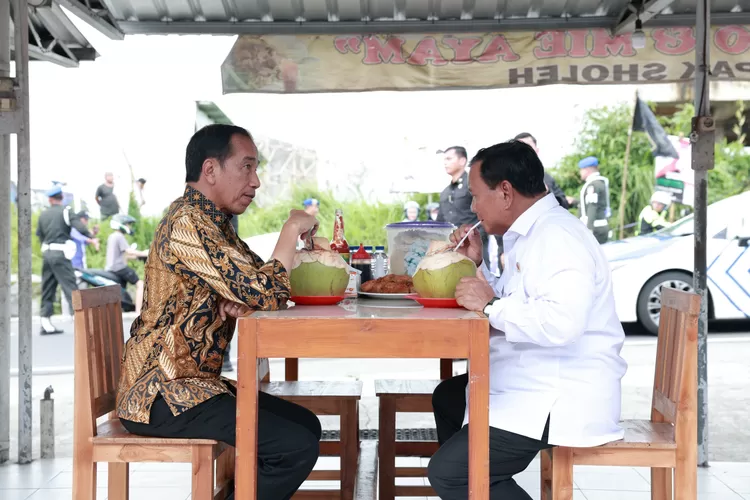 Presiden Jokowi dan Prabowo Subianto