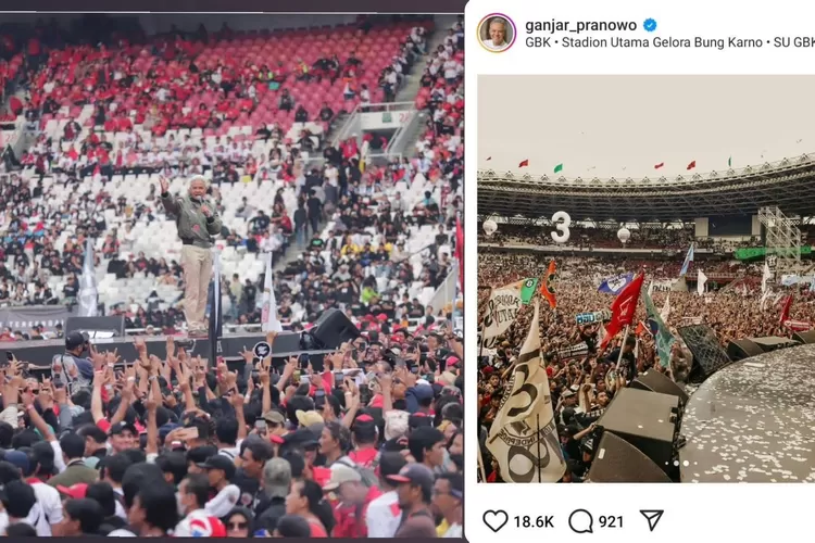 Pidato Ganjar Pranowo di Gelora Bung Karno