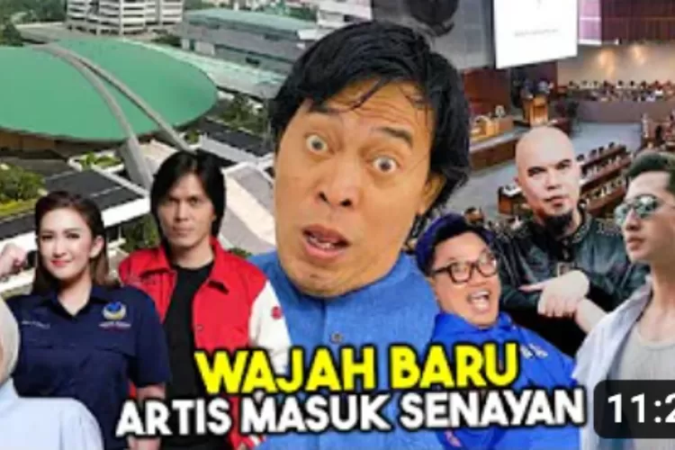 Ini perolehan suara artis jadi Caleg DPR dan DPD RI. (Foto/YouTube.)